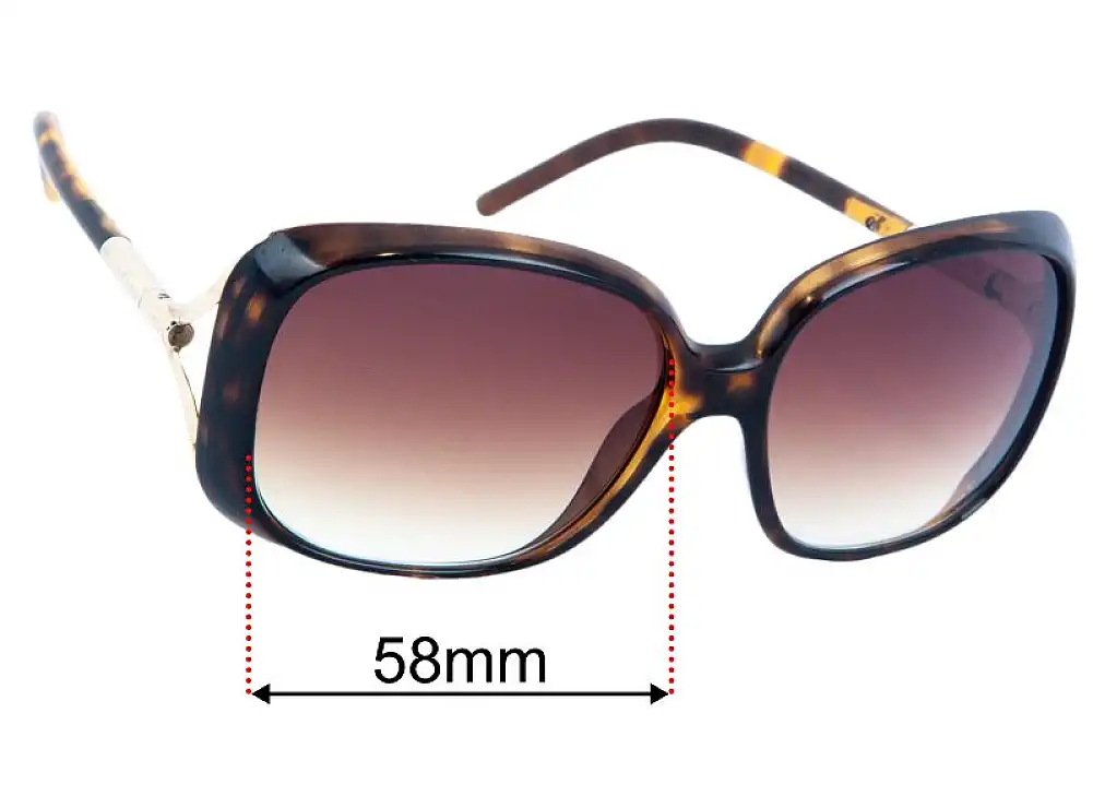 Burberry B 4068 58mm Replacement Lenses
